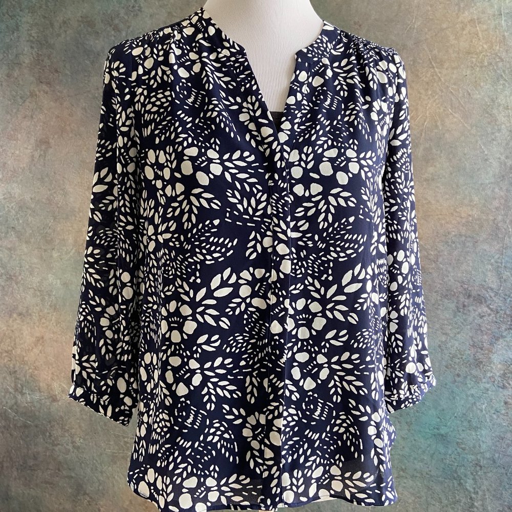 NYDJ "Pintuck Blouse" XS